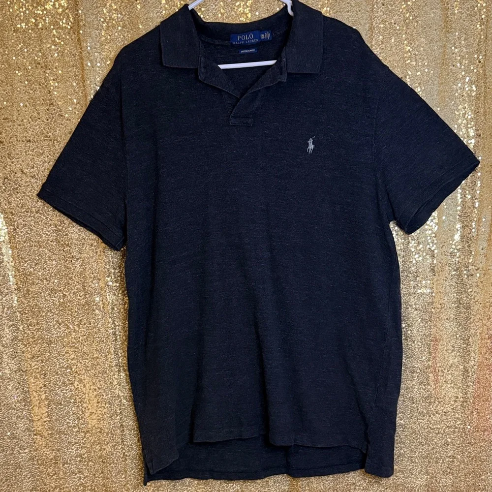 Polo by Ralph Lauren Men's Classic Dark Gray Polo